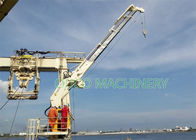 Telescopic Knuckle Boom Crane , 22m Hydraulic Marine Crane High Efficiency