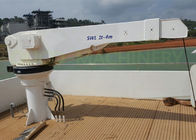 Faites de la navigation de plaisance la grue télescopique de boom de 1T 4M, l'ABS BV de la grue CCS de petit bateau certifié