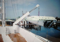 Faites de la navigation de plaisance la grue télescopique de boom de 1T 4M, l'ABS BV de la grue CCS de petit bateau certifié